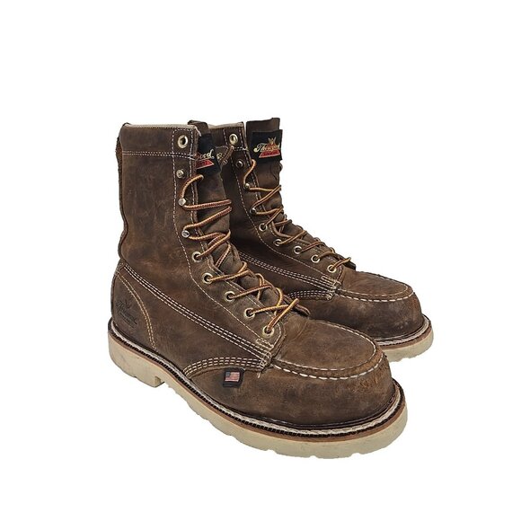 thorogood Other - Thorogood Men's 8 " Steel Toe Work Boot (U.S.A.) 804-4378 Brown Size 7.5 2E